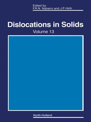 cover image of Dislocations in Solids